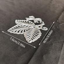 1个叶子金属切割模具，适用于剪贴簿、工艺品、压花、手工卡片和礼品卡制作工具 - A - 查看 8