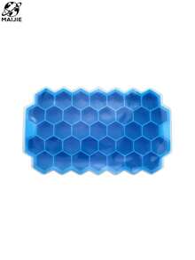 1-5pcs Ice Cube Trays, Easy Release Ice Cube Molds With Spill-Proof Lid, Stackable Ice Cube Tray, Suitable For Cocktails, Coffee - Multicolor - View 25