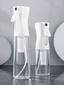 1pc Continuous Mist Spray Bottle, Fine Atomization Pump Sprayer For Facial Toner, Alcohol Disinfection, Kitchen Cooking Oil Sprayer, Olive Oil Mister - Clear Spray Bottle - View 2