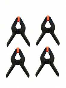 Multi-Purpose Spring Clamps - Durable Plastic Grip For Woodworking, Photography Backdrops & Crafts - Multicolor - View 7