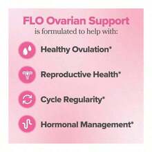 FLO Ovarian Health Support - Hormone Balance For Women, Supplement With DIM, Myo &Amp; D-Chiro Inositol, Folic Acid - Supports Healthy Ovulation, Cycle Regularity - 30 Servings - 口味名稱 B - 查看 7