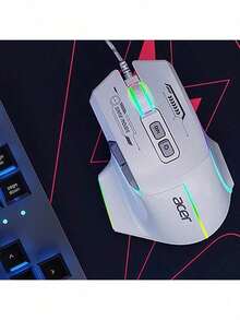 Acer OMW950 High-Performance Wired Gaming Mouse: Mechanical Macro Programming Function, Multi-Level DPI Adjustment, Precise Tracking Performance, Suitable For PCs And Laptops. - View 13