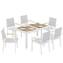 Outsunny Outdoor Table & Chair Sets - White - View 6