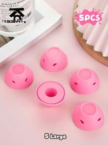 Bộ 10/5 chiếc máy uốn tóc không dùng nhiệt màu hồng dành cho trẻ em/thanh thiếu niên/bé gái, dụng cụ tạo kiểu đa năng và trang phục cho cả mẹ và con, thích hợp làm quà tặng Ngày của Mẹ. Kidvery - Nhiều màu - Xem 9