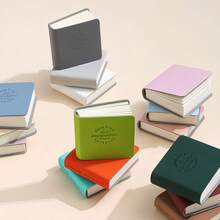 Mini Notebook, 3 Counts/Set Portable Pocket Notebook, Small Graffiti Book, Empty Scrapbook, Pocket Note Pad, Leather Memo Pad, Cute Painting Book - Mini Blank Page Pocket Notebook - View 1