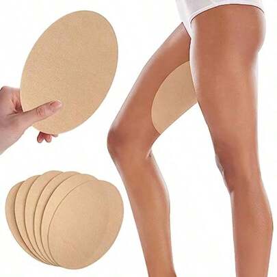 5pcs TPU Self-Adhesive Invisible Thigh Chafing Guards, Sweat-Absorbent & Comfortable, Prevent Friction, Suitable For Sports & Casual Wear