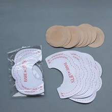 10/20pcs Ultrathin Invisible Breast Petals - Transparent Bust Support Tape For Backless & Strapless Dresses, Seamless Cleavage - Multicolor - View 8