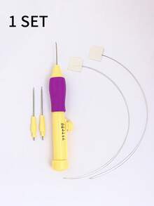 1pc/2pcs/4pcs DIY Embroidery Punch Needle, Adjustable Length Punch Needle With 3 Interchangeable Needle Tips - A - View 18