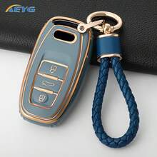 Brand New TPU Car Key Fob Cover, Fit For Audi A1 A3 A4 A5 A6 A7 A8 Quattro Q3 Q5 Q7 S4 S5 S6 S7 S8 R8 TT Key Shell Protective Accessory - Audi a - View 4