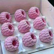 Khuôn làm bánh mousse mâm xôi 6 trong 1 cỡ lớn, khuôn silicon 3D hình mâm xôi và sô cô la, khuôn nến hình trái cây, khuôn nướng hình trái cây với các đường cắt trái cây chính xác - Chất liệu chống dính, có thể tái sử dụng, thích hợp cho mousse, bánh brownie, thạch, kem, pudding sô cô la, bánh phô mai, nến, xà phòng và bánh ngọt. Dụng cụ làm món tráng miệng nhà bếp, dễ dàng lấy bánh ra khỏi khuôn, dụng cụ làm bánh DIY, dụng cụ làm bánh ngọt, nguyên liệu, nghệ thuật làm bánh ngọt. - Xem 7