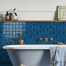 1/24片装防溅自粘地铁砖，3D自粘墙砖，厨房浴室防溅板，防水浴室厨房贴纸，家居装饰 - 非常适合DIY厨房、浴室、洗衣房、房车和壁炉 - D-PBS-002 - 查看 6