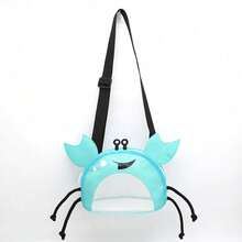 1pc Unique Crab Shaped Beach Bag, Kids Shell Shoulder Crossbody Bag - Multicolor - View 8
