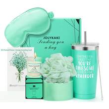 女士礼篮，独特的女士生日礼物，闺蜜生日礼物，励志礼品套装，母亲节礼物，感恩节礼物（适合女性、女孩、姐妹、老师、妈妈、阿姨、同事、朋友等） - 彩色 - 查看 8