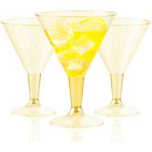 10pcs 6.3oz Reusable Plastic Martini Cups, Suitable For Champagne Parties, Desserts, Catering, Weddings, Birthday Parties (Champagne Glasses, Wine Glasses, Plastic Cups, Cocktail Glasses, Birthday Cups) - View 21