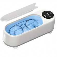 Portable Ultrasonic Cleaner, USB Charging High-Frequency Vibration Cleaning Machine For Jewelry Glasses Rings Watches, Professional Deep Cleaner For Denture Retainer Earrings Coins, Compact Home Travel Essentials - D-Black - View 2