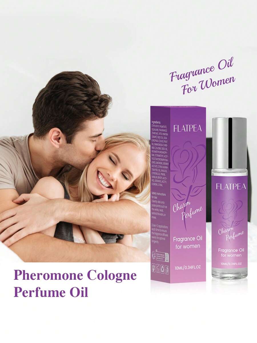 1 Bottle 10ml Floral & Fruity Fragrance Essential Oil, Natural Long-Lasting Scent, Perfect Gift - Various Scents - View 1