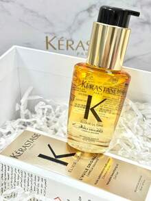 KÉRASTASE Elixir Ultime L'Huile Originale Hair Oil, 30ML Full-Size, 15ML Mini-Size, Versatile Heat Protectant, Frizz Control, Shine Boost, Nourishing Treatment, Wild Camellia Extract, Jasmine & My Myrror Hairs Formr, Hairt, Daily Hairs, Daily Heal, Daily Hairs Women, Hairt, Daily Hairs照Men,Daily Use Hair Perfume Oil - 卡詩山茶花經典香氛護髮精油 - 查看 5