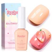 Beetles Pink Gel Polish - Strawberry Milk Light Pink Pastel Nail Polish, Same Color Same Bottle, Long Lasting Soak Off UV LED Nail Art, Spring Manicure Salon Gifts For Her - 甜心桃子 - 查看 8