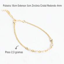 Women's Set: Necklace, Choker, Bracelet, Earrings, Cubic Zirconia, Crystal, 18k Gold Plated Costume Jewelry - 金色 - 查看 6