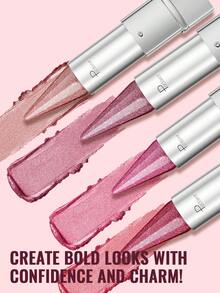 Pudaier 2支装奢华闪亮唇彩、唇膏和唇釉 - 持久光泽和质感，保湿、防水、防汗、不粘腻 - 18+21 - 查看 5