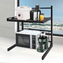YUNRUX Microwave Oven Stand - A - View 9