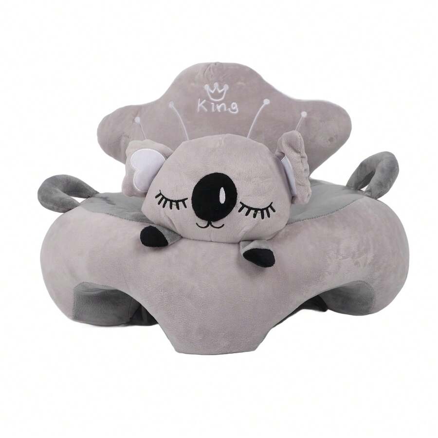 Sofá para sentarse para bebés, sofá de apoyo para sentarse para bebés, aspecto de dibujos animados para el hogar - Gris - Ver 1