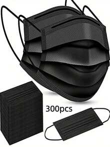 500pc/300pcs/200pcs/150pcs/100pcs/50pcs/10pcs/1pc High Quality Adult Face Mask, 3-Layer Protective Mask, Reinforced Thick Polyester Material, Reusable Mask - Elastic Ear Loop Design, Breathable And Comfortable, Unisex, Daily Protection, Suitable For Home, Office, School, Outdoor And Other Occasions, Daily Use - Multicolor - View 17