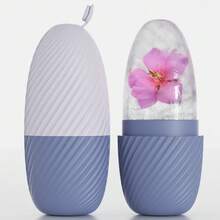 1pc Reusable Silicone Ice Roller - Facial & Eye Massage Tool, Leak-Proof, Cold Therapy - Multicolor - View 11