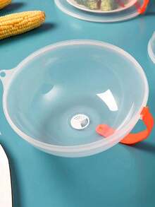 [Nắp đậy thức ăn chống bắn tóe] 1 nắp đậy thức ăn chống bắn tóe dùng trong lò vi sóng, có lỗ thoát hơi và tay cầm, dễ cầm nắm, phù hợp với lò vi sóng và đồ dùng nhà bếp. - Nhiều màu - Xem 6