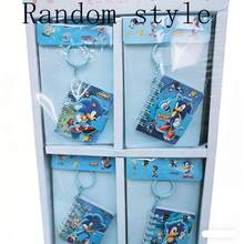 1set/1pcBlue Hedgehog Magnetic Coil Notebook Notes Keychain Pendant High Beauty PendantNew Year's Gift, Valentine's Day Gift, Easter Gift - Multicolor - View 6