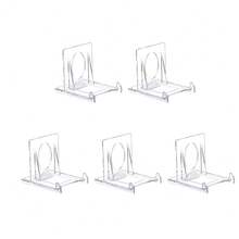 5/10/20个装亚克力展示架，透明可调节亚克力塑料展示架，多功能卡片架，可用于展示照片、席位卡、手机、扑克牌、书籍等。 - 彩色 - 查看 14