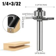 2-In-1 Ball Bearing T-Slot Router Bit, Wood Milling Cutter, Groove Cutting Knife, Chamfer Knife, Pull Handle Knife - Ball Bearing T-blade - View 19