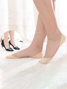 女士隐形船袜 女士硅胶防滑低帮薄款透气柔软隐形袜 - 彩色 - 查看 7