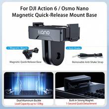Khung bảo vệ camera hành động bằng kim loại Llano tương thích với camera hành động DJ Osmo Action 6 Sport, phụ kiện camera, vỏ bảo vệ. - màu đen - Xem 3
