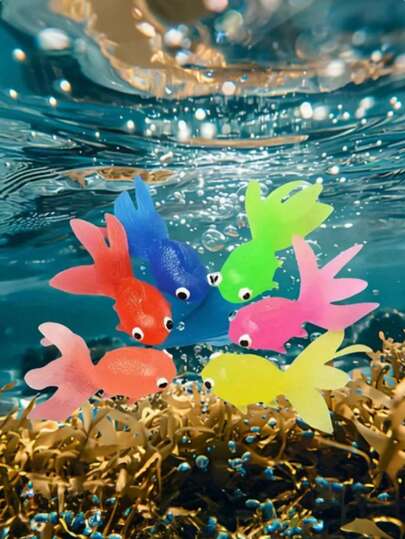 6pcs/12pcs Set Interactive Cat Toys - Colorful, Durable Plastic Cat Toys For Endless Fun And Exercise, Random Colors