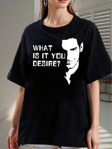 Morningstar What Is It You Desire Vintage T-Shirt,  Shirt Printed 2026 T-Shirt - Made Of Pure Cotton, It Is Soft And Breathable, Suitable For Both Men And Women. It Is A Casual Shirt Suitable For All Seasons And A Fashionable Souvenir. It Is Suitable For Daily Wear, Street Fashion Enthusiasts, And Music Lovers. - Black - View 6