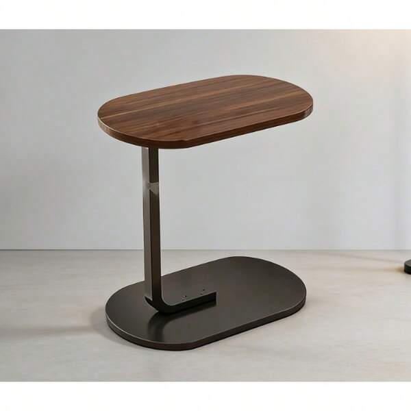 1 Stück Beistelltisch, Abmessungen 45x28x60 cm, Holztischplatte Dicke 12 mm, mit stabilem Metallrahmen, ideal zum Abstellen von Laptops, Snacks, Getränken und Dekorationen für Zuhause - Nachttisch, Sofatisch, Couchtisch