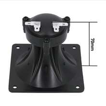 2 Pack Component Square Tweeter 3.25x 3.25 Piezo Horn DJ Speaker Loudspeaker Buzzer Treble With Screws Car Audio Home Speakers Sound Box - Default - View 3