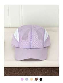 Gorra de béisbol ligera y de secado rápido, sombrero de sol transpirable de malla para deportes al aire libre, running, verano y playa para mujeres - Multicolor - Ver 15