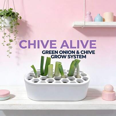 1 pieza Maceta sin habilidades necesarias, jardinería doméstica fácil para flores y plantas. Sistema compacto adecuado para balcón, alféizar de ventana y espacios pequeños, con capacidad de regeneración rápida.