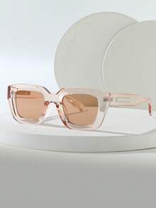 一副方形百搭时尚眼镜，男女皆宜 - 彩色 - 查看 8