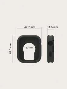 1个男女通用纯色软硅胶手表保护套，兼容6款手表，防刮擦/快拆智能手表配件 - Watch 6 - 查看 3