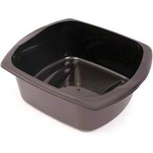 Rectangular Washing Up Bowl, Metallic, Large, 9.5 Litre - Trứng vịt - Xem 5