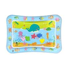 1个婴儿拍打垫，完美的婴幼儿发育趣味时光，水垫婴儿玩具，充气游戏垫水垫婴儿玩具，趣味早教活动中心 - 彩色 - 查看 13
