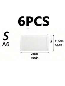 12pcs Mesh Zipper Bags, PVC Mesh Zipper Pouches, Waterproof Plastic Mesh Zipper Envelopes, File Folders, Multi-Purpose Mesh Organizer Bags, Transparent Document Storage Bags, Back To School, Zipper File Bags, Puzzle Toy Sorting Bags, Pencil Cases, File Folders, Office Stationery Storage Bags, Gift Bags - Multicolor - View 17