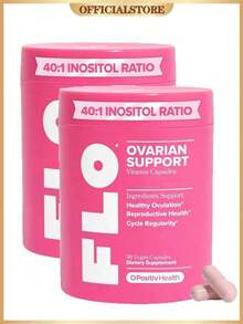 Hormone Balance & Cycle Support Vitamins By FLO: Supplement For Women With Myo-Inositol & D-Chiro-Inositol (40:1 Ratio), DIM, And Folic Acid - 2 chai - Xem 12