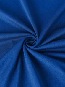 Camvyn White Shark 男士休闲时尚街头印花宽松透气短袖T恤，夏季 - 藍色 - 查看 6