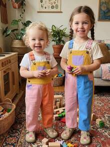 Tween Boys Denim Overalls & Jumpsuits - 白色 - 查看 5