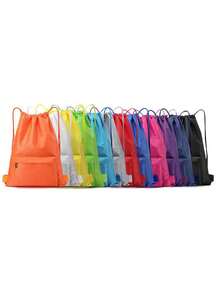 Customizable Drawstring Backpack, Customizable Football Drawstring Backpack, Personalized Football Print Customizable Name/Logo/Text Drawstring Gym Bag - Zipper Design Sports Travel Bag, Multiple Colors Available, Lightweight And Fashionable, Suitable For Travel, Fitness And Daily Use, Ideal Gift Choice For Athletes - Multicolor - View 5