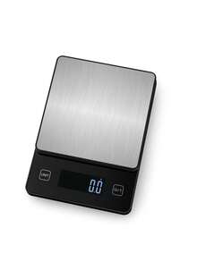 高精度厨房秤，3kg/5kg 容量，LCD 高清数字显示屏，不锈钢结构，耐磨耐用，适用于烘焙和烹饪，家用和商用均可，具有零点校准和多种单位，电池供电（不含电池）。 - 廚房秤 - 查看 11
